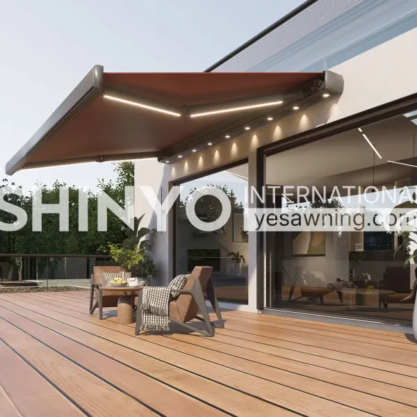 QHA Heavy-Duty Electric Fully-Enclosed Retractable Awning: The "Typhoon-Season Worry-Free" Solution for Sanya Seaview Villas