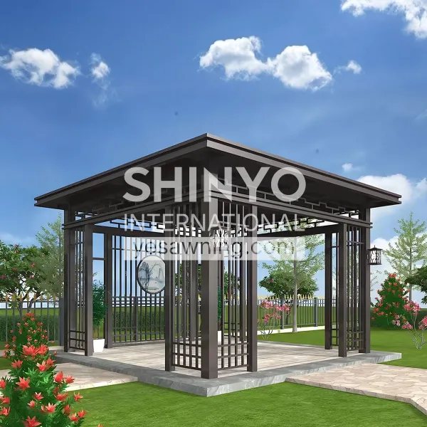 绿色革命新标杆：自动凉亭引领庭院环保潮流