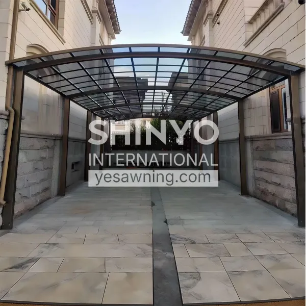 Aluminum-Polycarbonate Carport | Aluminum Alloy Shelter | PC