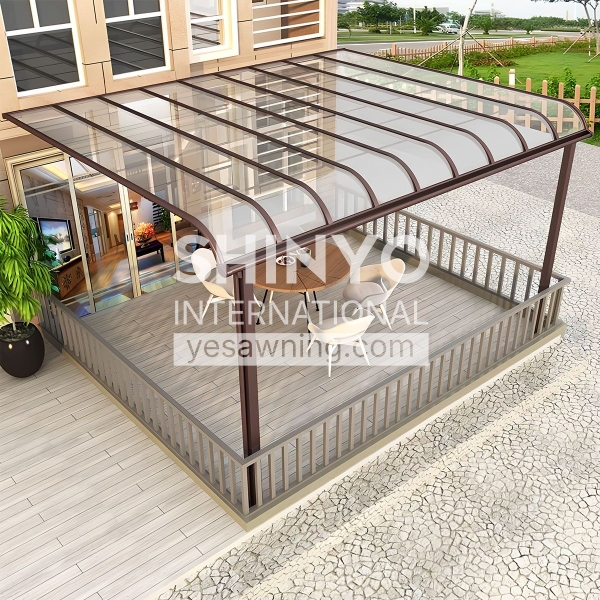 Aluminum Alloy Canopy | Polycarbonate Sheet Canopy  | Outdoo
